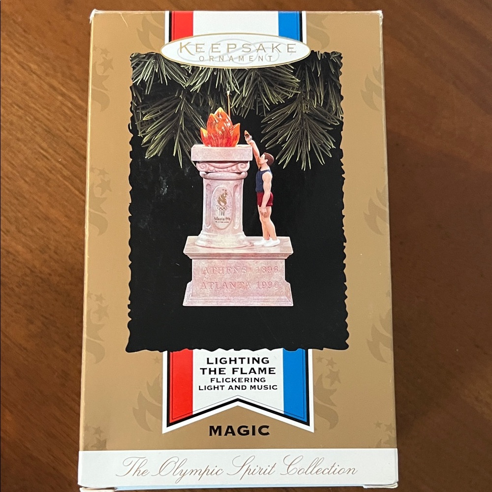 Hallmark Keepsake Ornament - Lighting the Flame with Red and Gold Accents